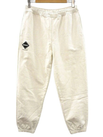 エフシーレアルブリストル F.C.Real Bristol FCRB EMBLEM SWEAT PANTS エンブレム スウェットパンツ L 2025AW オフホワイト FCRB-252096 テーパード ボトムス メンズ  260103