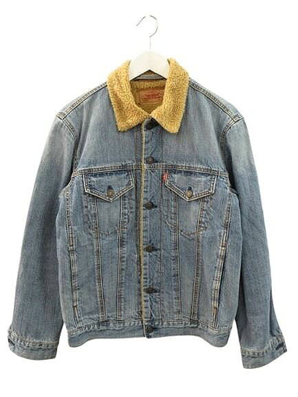 【中古】リーバイス Levi's 70500 裏地ボア デニムジャケット M インディゴブルー アウター メンズ 【ベクトル 古着】 260113