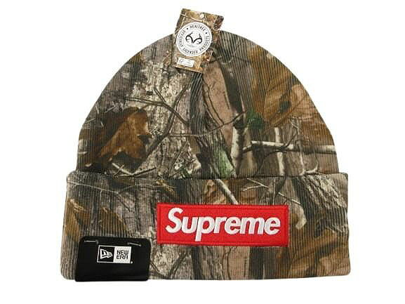 【中古】未使用品 シュプリーム SUPREME 25FW New Era Box Logo Beanie Reaitree A...