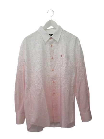 【中古】ランバン LANVIN ボタンシャツ LB 長袖 ドット プリント ホワイト 白 ピンク トップス メンズ 【ベクトル 古着】 260403ブランドランバン LANVIN表記サイズLB実寸サイズ肩幅：52cm　身幅：62cm　着丈：77cm　袖丈：60cm　　素材コットン100%色ホワイト ピンク仕様-状態目立つような汚れ・ダメージは見受けられません。付属品-備考-商品のお問い合わせの回答を休止しております。＊各商品ページの商品詳細等をご確認の上ご購入ください。【中古】ランバン LANVIN ボタンシャツ LB 長袖 ドット プリント ホワイト 白 ピンク トップス メンズ 【ベクトル 古着】 260403状態ランク　”AB”詳細については、下記および「状態ランクについて」ページをご覧ください。未使用・新品の商品ほぼ新品同様の商品使用感が少なく、かなり状態の良い商品使用感はあるが、傷や汚れの少ない商品使用感の他、傷や汚れが見られる商品かなり大きな傷みがある難あり商品※S〜CランクはUSED品となりますので、使用感をご理解の上でご入札下さい。状態ランクについてinformationブランドランバン LANVIN表記サイズLB実寸サイズ肩幅：52cm　身幅：62cm　着丈：77cm　袖丈：60cm　　素材コットン100%色ホワイト ピンク仕様-状態目立つような汚れ・ダメージは見受けられません。付属品-備考-商品のお問い合わせの回答を休止しております。＊各商品ページの商品詳細等をご確認の上ご購入ください。本商品は一点物です他サイトや店舗にて販売している商品です。多少のお時間差にて欠品になることもございます。予めご了承頂ますようお願い致します。ベクトル・サイズガイドはこちらこの商品と同じブランドの商品を見る