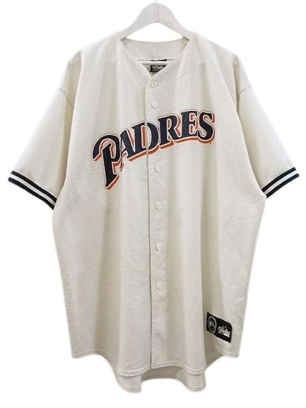 【中古】マジェスティック MAJESTIC パドレス PADRES ベースボールシャツ ホフマン HOFFMAN ユニフォーム USA製 2X メンズ 【ベクトル 古着】 260403