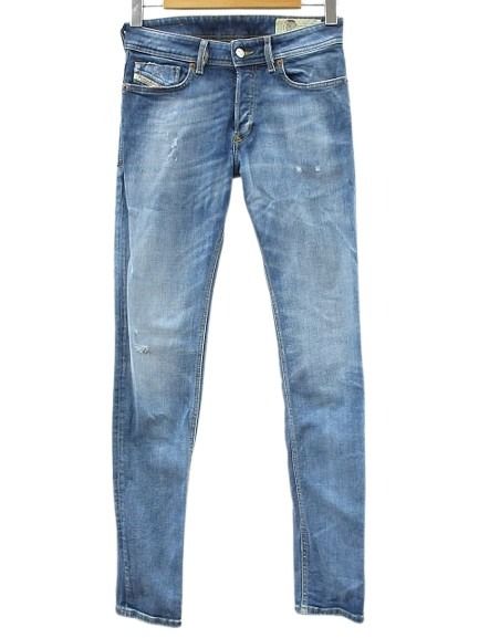 【中古】ディーゼル DIESEL デニム パンツ スキニー SLEENKER-X 27 ブルー系 ボトムス ジーンズ メンズ 【ベクトル 古着】 260403