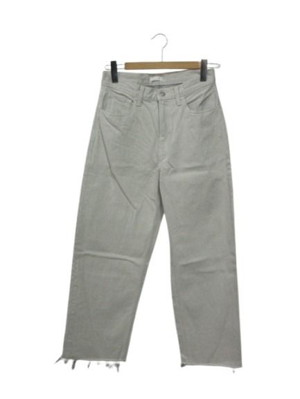 [중고] 유니클로 UNIQLO 데님 팬츠 청바지 프린지 와이드 하의 라이트 그레이 무지 29 여성 [벡터 헌옷] 260406