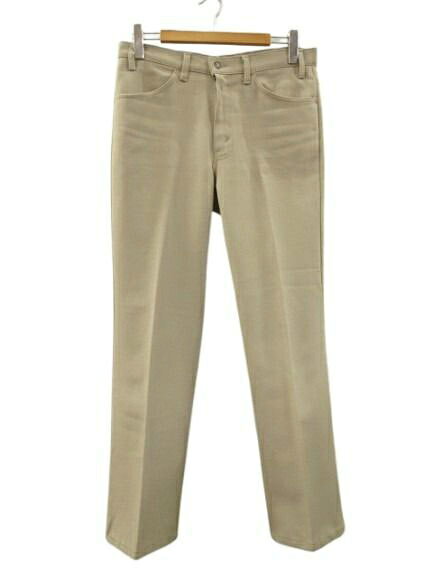 【中古】リーバイス Levi's 80s 517 スタプレ STA-PREST スラックス パンツ フレア W34 USA製 ベージュ SCOVILLジップ ヴィンテージ メンズ 【ベクトル 古着】 260416