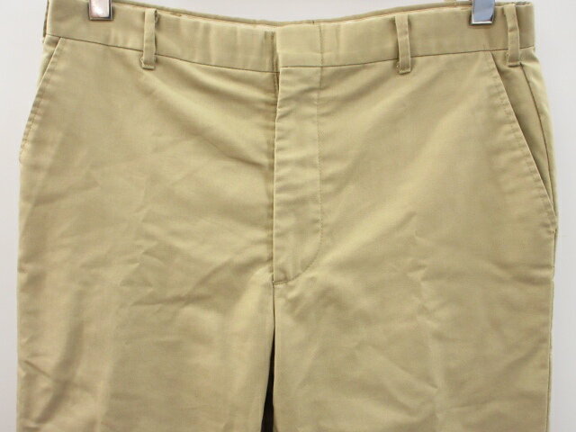 【中古】ウールリッチ WOOLRICH 80s チノパン ワークパンツ 裏チェック USA製 ベージュ W34 メンズ 【ベクトル 古着】 260417