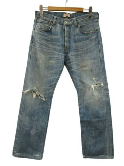 [Used] Levi's 501 Denim Jeans, Blue, Size W34, Men's [Vector Used Clothing] 260421