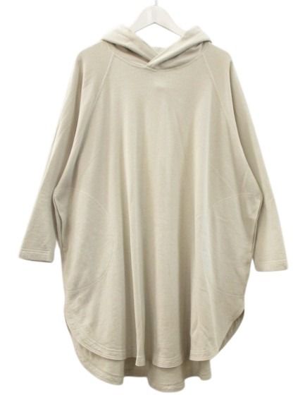 Tunics - 【中古】ヨーガンレール JURGEN LEHL ババグーリ コットン裏毛 ロングパーカー チュニック グレー系 トップス フーディー レディース 【ベクトル 古着】 260425