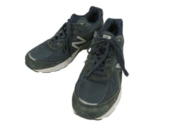 ニューバランス NEW BALANCE U990NV4 スニーカー シューズ ネイビー 紺 29cm USA スエード 靴 メンズ 260428