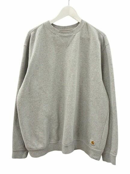 Collaboration - 【中古】カーハート carhartt K124HGY Midweight Crewneck Sweatshirt スウェット L グレー 長袖 トレーナー トップス メンズ 【ベクトル 古着】 260430