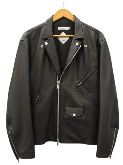 ノンネイティブ nonnative RIDER BLOUSONSHEEP LEATHERWITH GORE-TEX WINDSTOPPER 1 ライダース ジャケット レザー ブラック 黒 アウター メンズ  260619