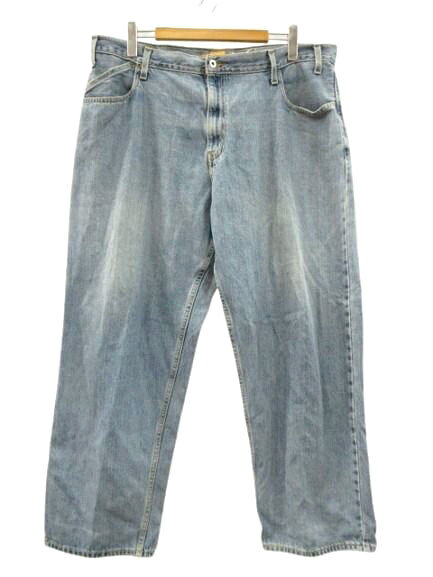 [Used] Levi's Silver Tab Baggy Denim Jeans, Wide Leg, Blue, Size W40, Men's [Vector Used Clothing] 260619