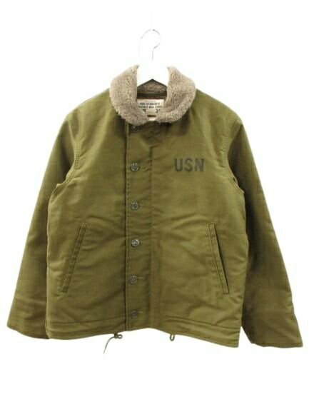 アヴィレックス AVIREX N-1 デッキジャケット アルパカライナー N-1 JACKET VINTAGE オリーブ 38 メンズ  260626