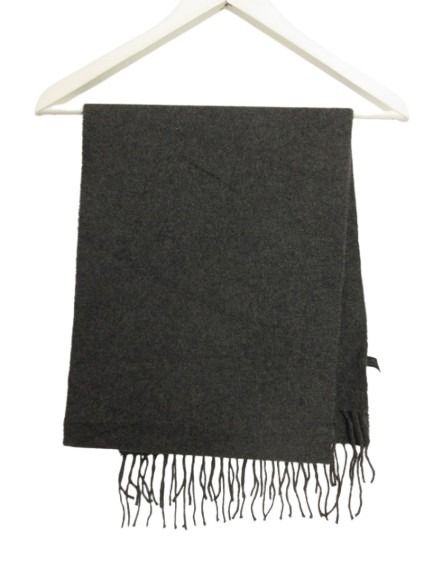 ブランド古着の買取販売ベクトルの【中古】マフラー 無地 カシミヤ グレー メンズ レディース 【ベクトル 古着】 260705｜アングル2