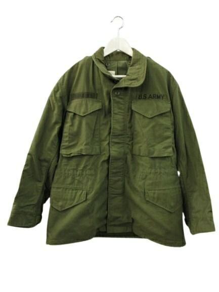 【中古】ヴィンテージ VINTAGE U.S.ARMY 80s M-65フィールドジャケット 3rd ブラス...