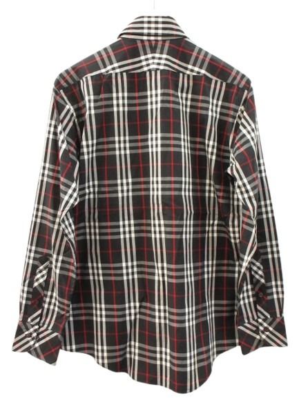 中古 バーバリーブラックレーベル BURBERRY BLACK LABEL チェック シャツ 長袖 2 ブラック 黒 トップス auc-vector-21129613 ブランド古着の買取販売ベクトル サンプル画像2