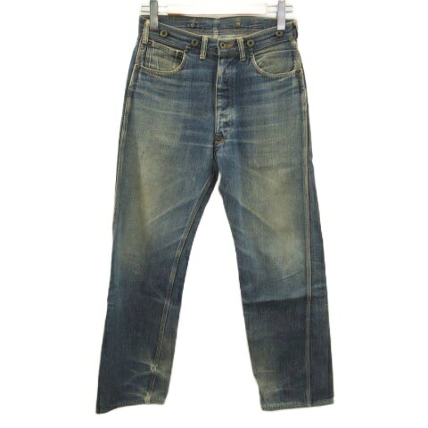 【中古】リー LEE H.D.LEE 101 moon rabbit 別注 デニムパンツ 30sモデル 復刻 シンチバック サスペンダーボタン ブルー メンズ 【ベクトル 古着】 260727