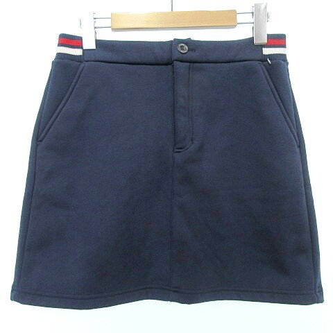 【中古】クランク CLUNK 近年 美品 裏毛 ミニ スカート ゴルフ ウエア M 紺 ネイビ...