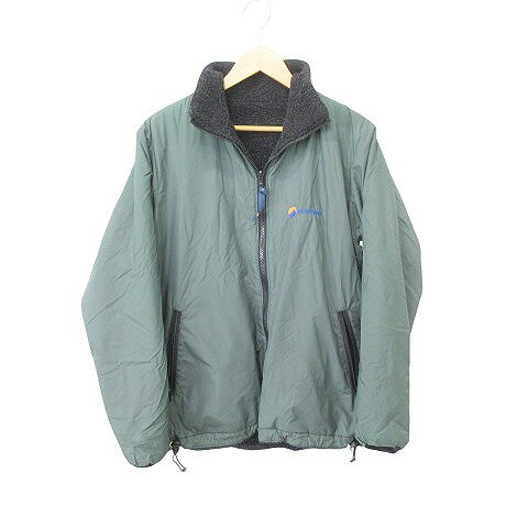 【中古】モンテイン MONTANE リバーシブル ブルゾン ジャケット UK製 XSサイズ 緑 グリーン ORG メンズ 【ベクトル 古着】 250414 【中古】モンテイン MONTANE リバーシブル ブルゾン ジャケット UK製 XSサイズ 緑 グリーン ORG メンズ 【ベクトル 古着】 250414