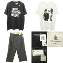 【中古】ユニクロ UNIQLO 未使用品あり Tシャツ パンツ 3点セット おまとめ デニム ジーンズ プリント カットソー L~XL 白黒 メンズ 【ベクトル 古着】 250620