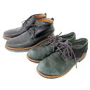【中古】クラークス clarks 2点 ジョージブーツ シューズ ゴアテックス レザー UK9G 8G 26~27cm相当 黒 ブラック グリーン系 A0618 メンズ 【ベクトル 古着】 250617