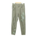 【中古】カタリスト CVTVLIST CROSSES CHINO PANTS チノパン ボトム ジップフライ ペイント 2201080401 日本製 2 カーキ メンズ 【ベクトル 古着】 250620