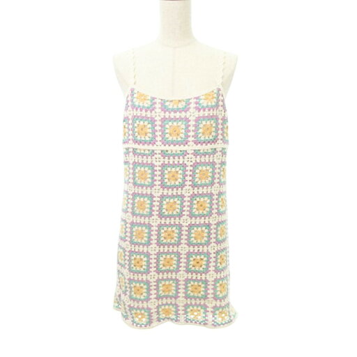 【中古】ザラ ZARA 美品 キャミソール ワンピース ミニ丈 レース Sサイズ マルチカラー レディース 【ベクトル 古着】 250625 【中古】ザラ ZARA 美品 キャミソール ワンピース ミニ丈 レース Sサイズ マルチカラー レディース 【ベクトル 古着】 250625