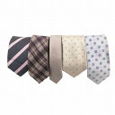 【中古】コムサメン COMME CA MEN 等 5点セット まとめ ネクタイ 総柄 絹 シルク マルチカラー /JS ■GY99 メンズ 【ベクトル 古着】 ...