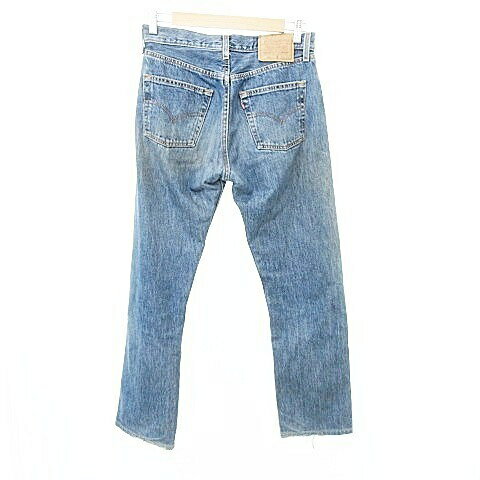 【中古】リーバイス Levi's 90s ヴィンテージ VINTAGE 501 デニム パンツ バレンシア ボタン裏555 ボタンフライ スモールe US製 W30L32 インディゴ ブルー ■MET1 メンズ 【ベクトル 古着】 250724