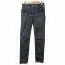 【中古】アメリカンイーグル AMERICAN EAGLE スキニー デニム パンツ NEXT LEVEL FLEX ジーンズ ストレッチ 黒 ブラック 29×32 165/74A S相当 ■MET1 X メンズ 【ベクトル 古着】 250725