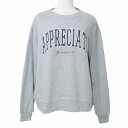 【中古】ユナイテッドアローズ A DAY IN THE LIFE UNITED ARROWS トレーナー スウェット 長袖 ロゴ プリント 裏毛 グレー ■GY14 X レディース 【ベクトル 古着】 250725|詳細画像