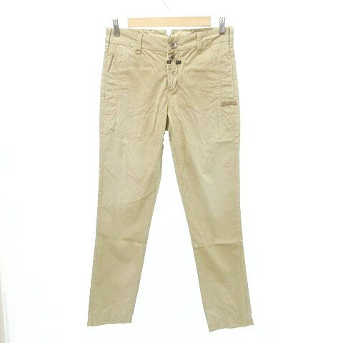 【中古】マリテフランソワジルボー MARITHE FRANCOIS GIRBAUD 美品 コットン チノパンツ ボトム ジップ..