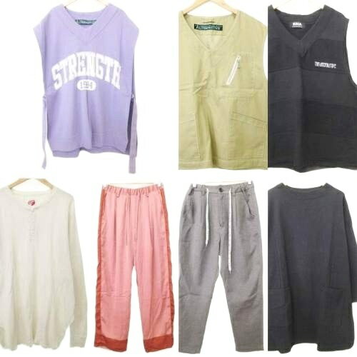 【中古】アールエヌエー RNA ミルクフェド 衣類 7点セット おまとめ トップス ベスト スウェット パンツ M マルチカラー レディース 【ベクトル 古着】 250904