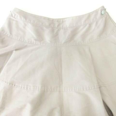 【中古】トゥービーシック TO BE CHIC スカート ひざ丈 フレア 無地 38 約Mサイズ グレー ■YHS3 レディース 【ベクトル 古着】 250908