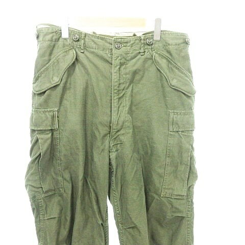 【中古】ヴィンテージ VINTAGE 50s M51 FIELD TROUSERS M-51 ARCTIC フィールド パンツ トラウザー ボトム カーゴ ミリタリー カーキ メンズ 【ベクトル 古着】 250917