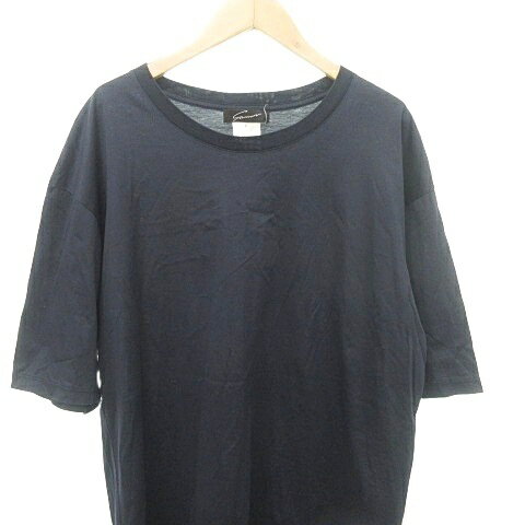 【中古】スタニングルアー STUNNING LURE 美品 半袖 コットン カットソー Tシャツ 日本製 F 紺 ネイビー ■YHS5 レディース 【ベクトル 古着】 250925