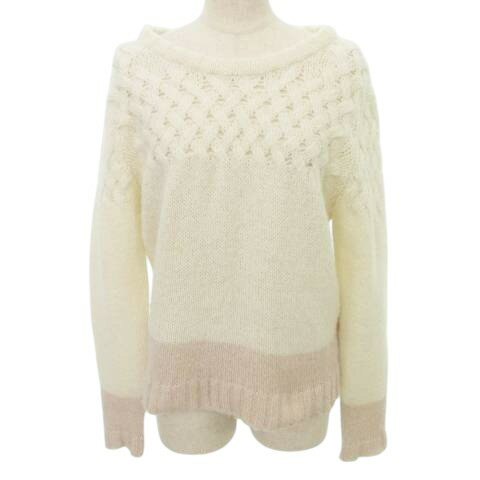 【中古】ジルスチュアート JILL STUART ニット ウール混 長袖 ラメ ボートネック Mサイズ アイボリー■YHS6 レディース 【ベクトル 古着】 250929ブランドジルスチュアート JILL STUART表記サイズMサイズ実寸サイズ肩幅：48.5cm　身幅：51.7cm　着丈：54.6cm　袖丈：61.8cm　-　素材アクリル39％、ナイロン32％、毛29％色アイボリー仕様-状態中央付近に汚れがありますが、使用感が少なく、かなり状態の良い商品です。 ※あくまでも中古品ですので掲載写真や記載内容をご確認いただき、ご理解の上ご購入ください。付属品無備考-商品のお問い合わせの回答を休止しております。＊各商品ページの商品詳細等をご確認の上ご購入ください。【中古】ジルスチュアート JILL STUART ニット ウール混 長袖 ラメ ボートネック Mサイズ アイボリー■YHS6 レディース 【ベクトル 古着】 250929状態ランク　”AB”詳細については、下記および「状態ランクについて」ページをご覧ください。未使用・新品の商品ほぼ新品同様の商品使用感が少なく、かなり状態の良い商品使用感はあるが、傷や汚れの少ない商品使用感の他、傷や汚れが見られる商品かなり大きな傷みがある難あり商品※S〜CランクはUSED品となりますので、使用感をご理解の上でご入札下さい。状態ランクについてinformationブランドジルスチュアート JILL STUART表記サイズMサイズ実寸サイズ肩幅：48.5cm　身幅：51.7cm　着丈：54.6cm　袖丈：61.8cm　-　素材アクリル39％、ナイロン32％、毛29％色アイボリー仕様-状態中央付近に汚れがありますが、使用感が少なく、かなり状態の良い商品です。 ※あくまでも中古品ですので掲載写真や記載内容をご確認いただき、ご理解の上ご購入ください。付属品無備考-商品のお問い合わせの回答を休止しております。＊各商品ページの商品詳細等をご確認の上ご購入ください。本商品は一点物です他サイトや店舗にて販売している商品です。多少のお時間差にて欠品になることもございます。予めご了承頂ますようお願い致します。ベクトル・サイズガイドはこちらこの商品と同じブランドの商品を見る