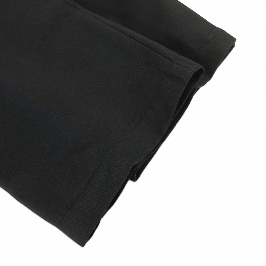 【中古】ナノユニバース nano universe イージーパンツ スラックス テーパード M 黒 ブラック /FF ■YHS6 メンズ 【ベクトル 古着】 251021