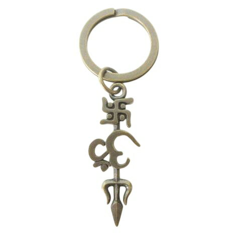【中古】ブラックウィドゥ Black Weirdos OM Key Ring キーリング キーホルダー 矢 ブロンズカラー メ..