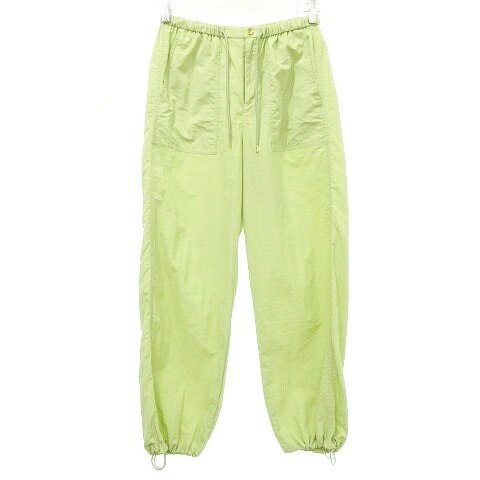 【中古】マイカ＆ディール MICA&DEAL パラシュートパンツ ナイロン ドロスト イージー F ライトグリーン レディース 【ベクトル 古着】 251008