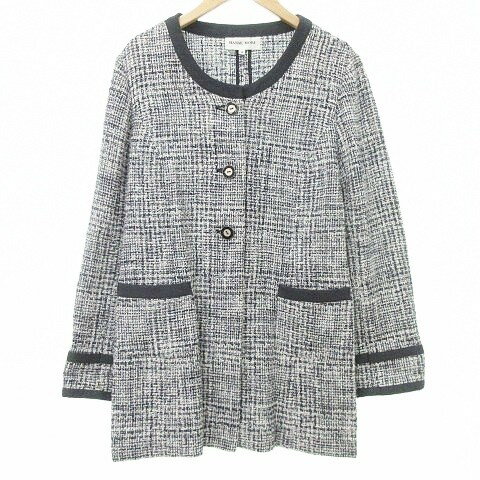 新品　ハナエモリ　コート　 サイズ38（M） ブルー　ネイビー HANAE MORI （Prices down4）雨コート メンズ 洗える 着物