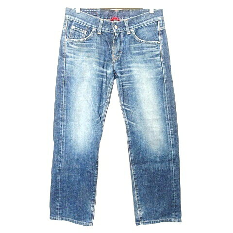 【中古】エドウィン EDWIN 503 SD デニム パンツ ジーンズ ストレート 32×33 インディゴ A1114 メンズ 【ベクトル 古着】 251114