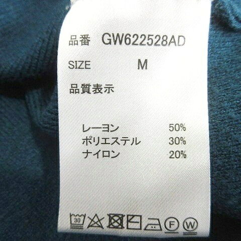 【中古】グローバルワーク GLOBAL WORK ニット カーディガン カットソー Mサイズ ターコイズ ■GY99 レディース 【ベクトル 古着】 260108 auc-vector-20653999 ブランド古着の買取販売ベクトル サンプル画像3