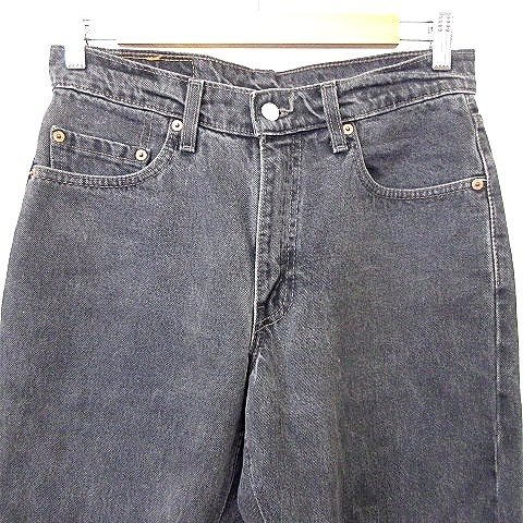 【中古】リーバイス Levi's 550 テーパード デニム パンツ ジーンズ 黒 W30 L32 ブラック ■MET1 メンズ 【ベクトル 古着】 260129 3