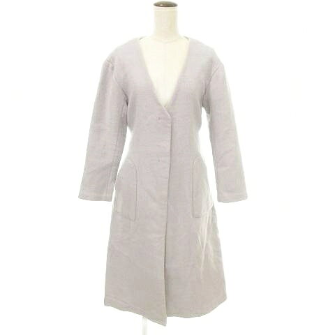 【中古】ジルスチュアート JILL STUART ウール混 ノーカラー コート Mサイズ ラベンダー ■TC レディース 【ベクトル 古着】 260206ブランドジルスチュアート JILL STUART表記サイズMサイズ実寸サイズ肩幅：50cm　身幅：48cm　袖丈：51cm　着丈：106cm　　素材添付画像をご確認ください。色ラベンダー仕様ノーカラー コート ウエストベルトあり状態全体的にわずかに変色あり。 その他に目立ったダメージはなく、問題なくご使用いただける商品です。 ※あくまでも中古品ですので掲載写真や記載内容をご確認いただき、ご理解の上ご購入ください。付属品-備考125-6251034 こちらのお品物は店舗で保管しておらず、店頭販売は出来かねます。（※お取り寄せも出来かねます）商品のお問い合わせの回答を休止しております。＊各商品ページの商品詳細等をご確認の上ご購入ください。【中古】ジルスチュアート JILL STUART ウール混 ノーカラー コート Mサイズ ラベンダー ■TC レディース 【ベクトル 古着】 260206状態ランク　”AB”詳細については、下記および「状態ランクについて」ページをご覧ください。未使用・新品の商品ほぼ新品同様の商品使用感が少なく、かなり状態の良い商品使用感はあるが、傷や汚れの少ない商品使用感の他、傷や汚れが見られる商品かなり大きな傷みがある難あり商品※S〜CランクはUSED品となりますので、使用感をご理解の上でご入札下さい。状態ランクについてinformationブランドジルスチュアート JILL STUART表記サイズMサイズ実寸サイズ肩幅：50cm　身幅：48cm　袖丈：51cm　着丈：106cm　　素材添付画像をご確認ください。色ラベンダー仕様ノーカラー コート ウエストベルトあり状態全体的にわずかに変色あり。 その他に目立ったダメージはなく、問題なくご使用いただける商品です。 ※あくまでも中古品ですので掲載写真や記載内容をご確認いただき、ご理解の上ご購入ください。付属品-備考125-6251034 こちらのお品物は店舗で保管しておらず、店頭販売は出来かねます。（※お取り寄せも出来かねます）商品のお問い合わせの回答を休止しております。＊各商品ページの商品詳細等をご確認の上ご購入ください。本商品は一点物です他サイトや店舗にて販売している商品です。多少のお時間差にて欠品になることもございます。予めご了承頂ますようお願い致します。ベクトル・サイズガイドはこちらこの商品と同じブランドの商品を見る