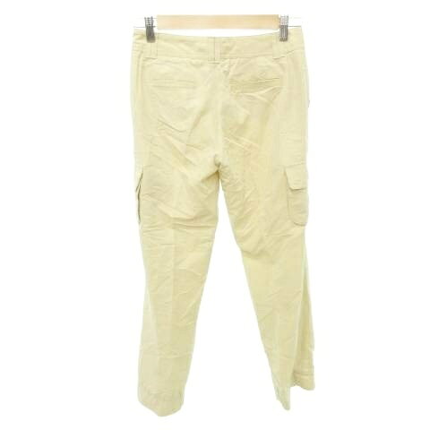 ブランド古着の買取販売ベクトルの【中古】バナナリパブリック BANANA REPUBLIC カーゴパンツ 無地 ジップアップ 薄手 0 約Sサイズ アイボリー /MKS レディース 【ベクトル 古着】 260228｜アングル2