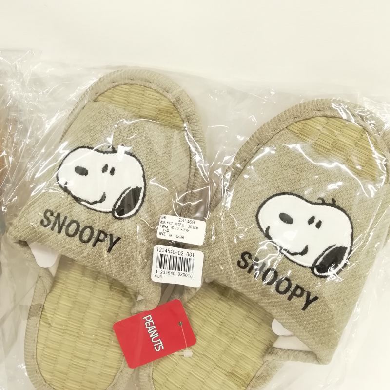 【中古】未使用品 ピーナッツ PEANUTS スヌーピー スリッパ 4足 セット まとめ 約22-24cm 【ベクトル 古着】 240229 3