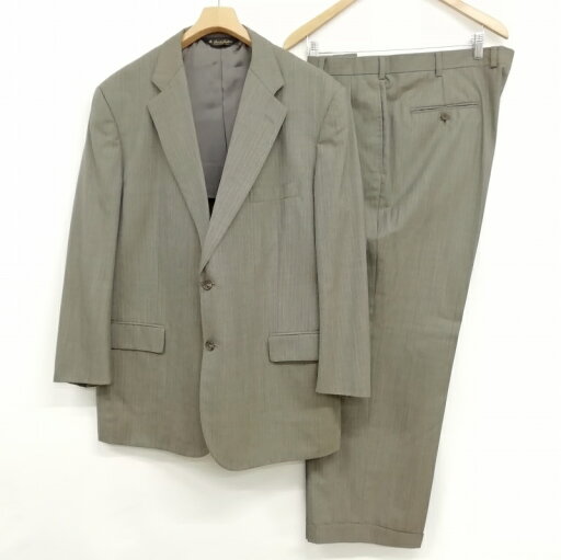 【中古】ブルックスブラザーズ BROOKS BROTHERS BROOKSEASE ストライプ シングル 2B スーツ セットアップ ジャケット スラックス 44 / 38 グレー系 メンズ 【ベクトル 古着】 250305 【中古】ブルックスブラザーズ BROOKS BROTHERS BROOKSEASE ストライプ シングル 2B スーツ セットアップ ジャケット スラックス 44 / 38 グレー系 メンズ 【ベクトル 古着】 250305