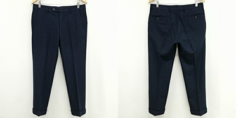 【中古】グリーンレーベルリラクシング ユナイテッドアローズ green label relaxing 3ピース シングル スーツ セットアップ ジレ ジャケット スラックス M ネイビー メンズ 【ベクトル 古着】 250508