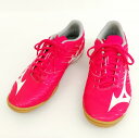 【中古】ミズノ MIZUNO バサラ フットサル シューズ サッカー トレーニング 27cm ピンク メンズ 【ベクトル 古着】 250521(4)