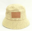 【中古】Chapeau d' O シャポードオー コットン レース バケットハット 美品 57.5cm イエローベージュ レディース 【ベクトル 古着】 250...